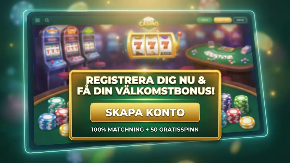 Registrera med bonus
